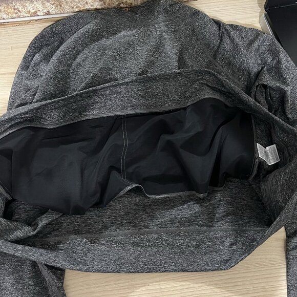 Old Navy Cozecore Cropped Performance Hoodie Plus Sz 3X Go-Dry Black Jack 722770 - Picture 6 of 11